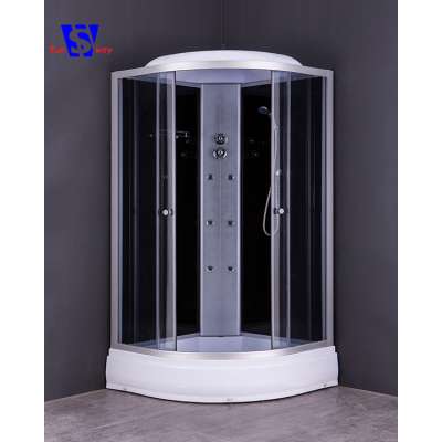 90x70x200cm New gray cheap shower room,glass bath shower cabin,steam shower cabin