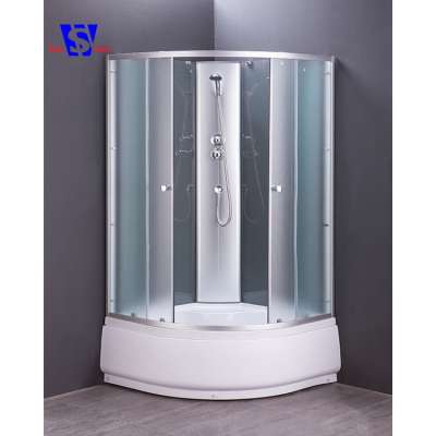 120x80x215cm Size clear glass shower cubicle,bathroom shower room cabin,steam shower cabin