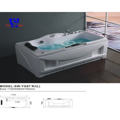 3 Years guarantee cheap simple massage spa bathtub