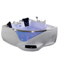 special size bathtubs corner/ bath tub india/ french corner massage tub surround with waterfall