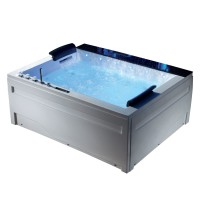 Acrylic Freestanding Jaccuzi Massage Bathtub High quality  Waterfall Bathtub massage jets bathtub with k4 computer control